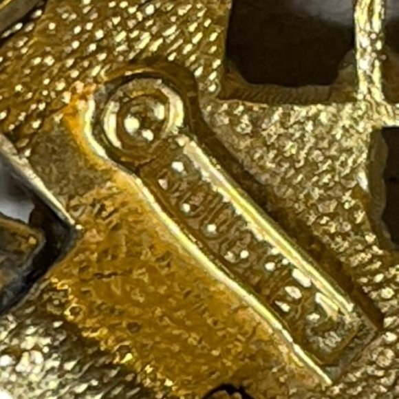 Marcel Boucher Gilded Gold Trellis Bracelet 1950's in Perfect Condition - Picture 4 of 14